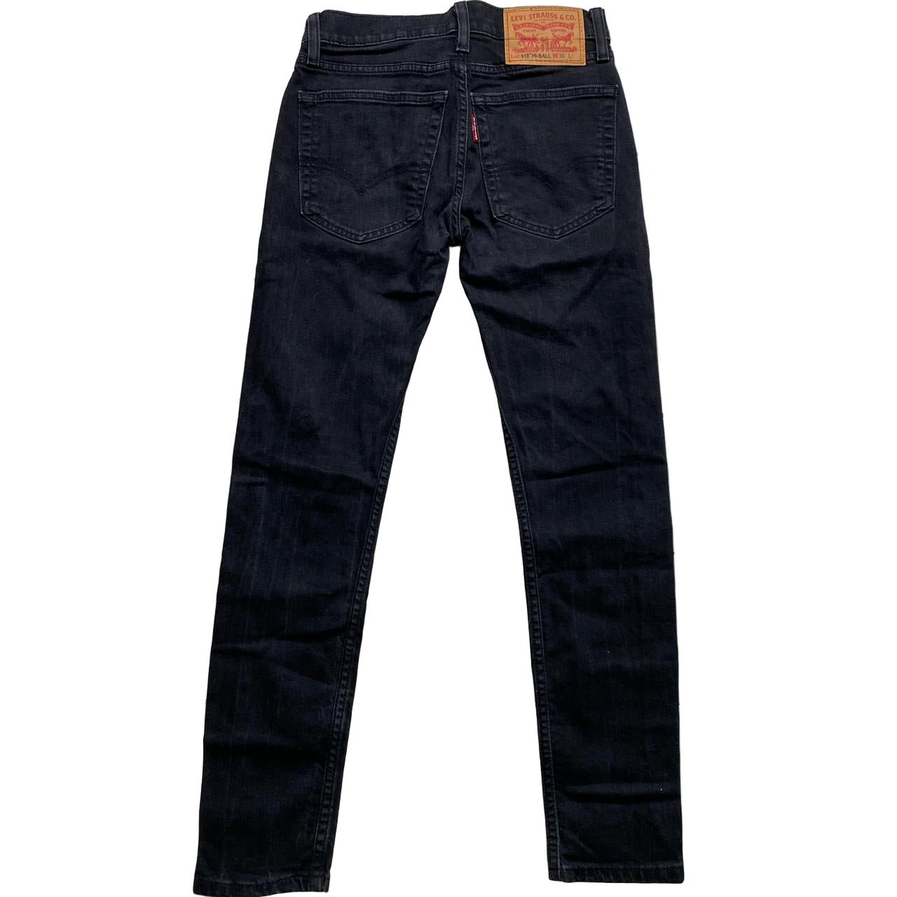 Levis 519 Hi Ball Black Slim Jeans (30W)