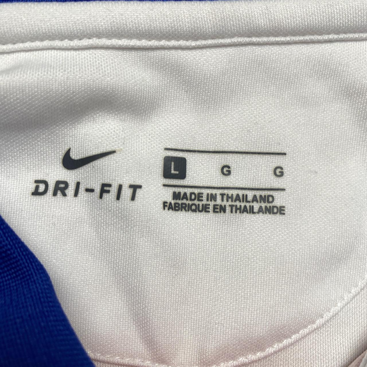 Nike PSG 2020 White Blue and Red Polo Shirt (L)