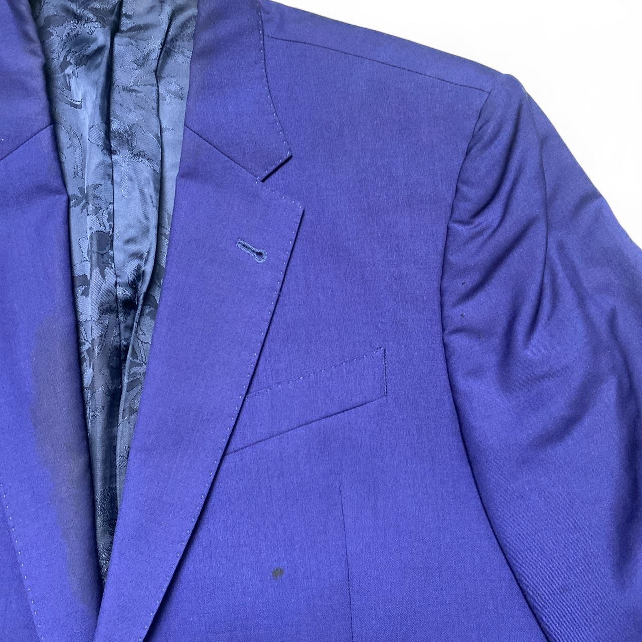 Paul Smith Royal Blue Full Two Piece Suit Jacket and Trousers (M)