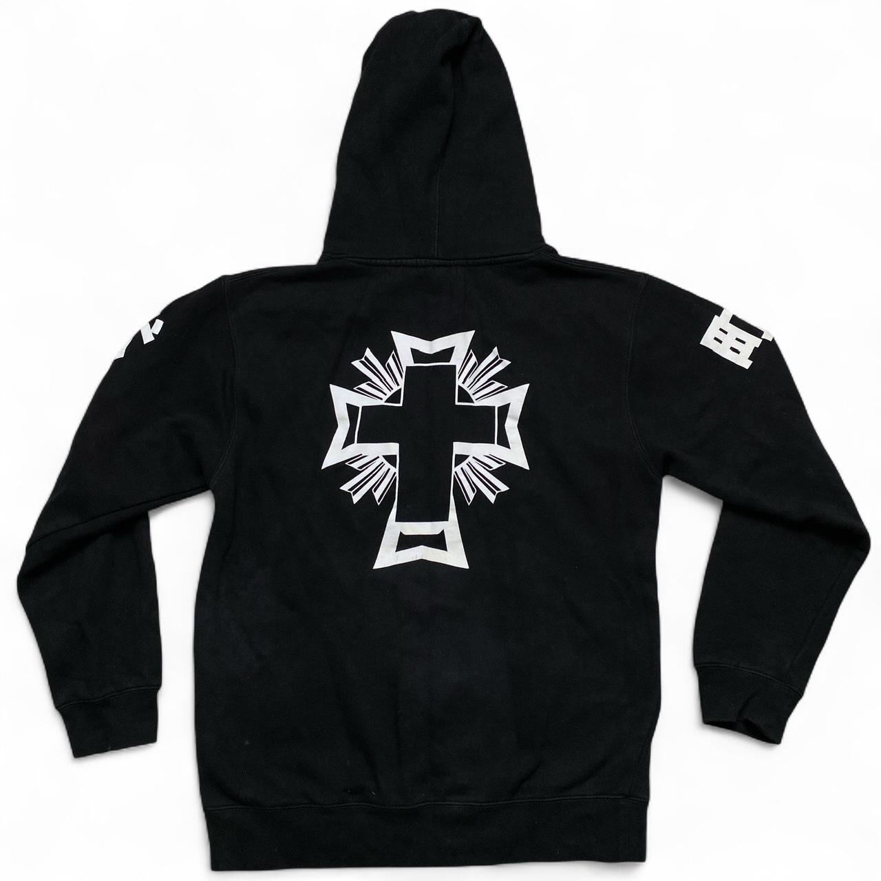 Bianca Chandon Black and White Cross Hoodie (S)