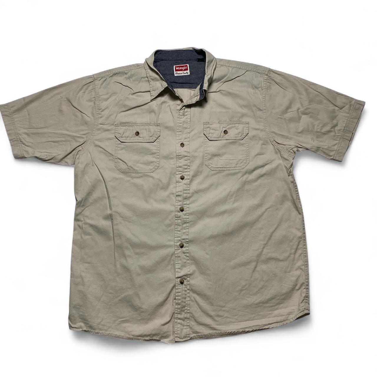 Wrangler Cream Short Sleeve Shirt