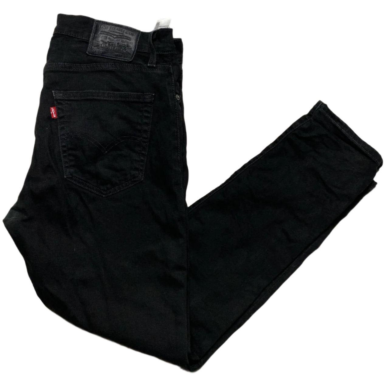 Levis Triple Black 512 Slim Straight Jeans (33W)