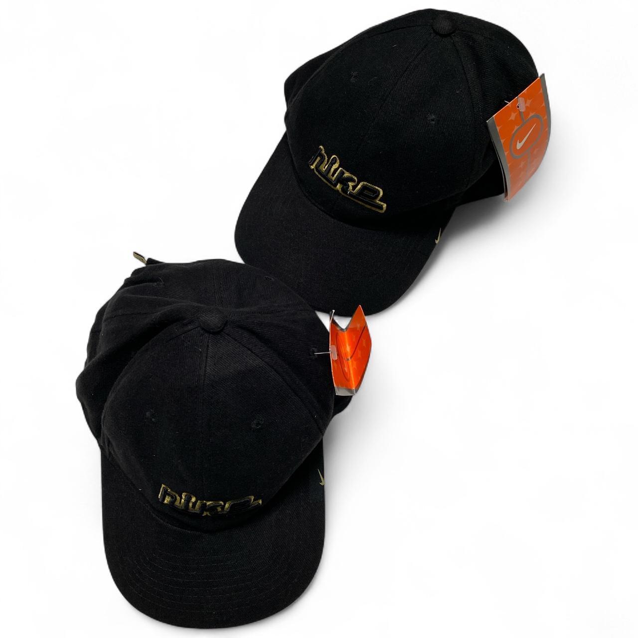 Nike Vintage y2k Athletic Black and Yellow Cap