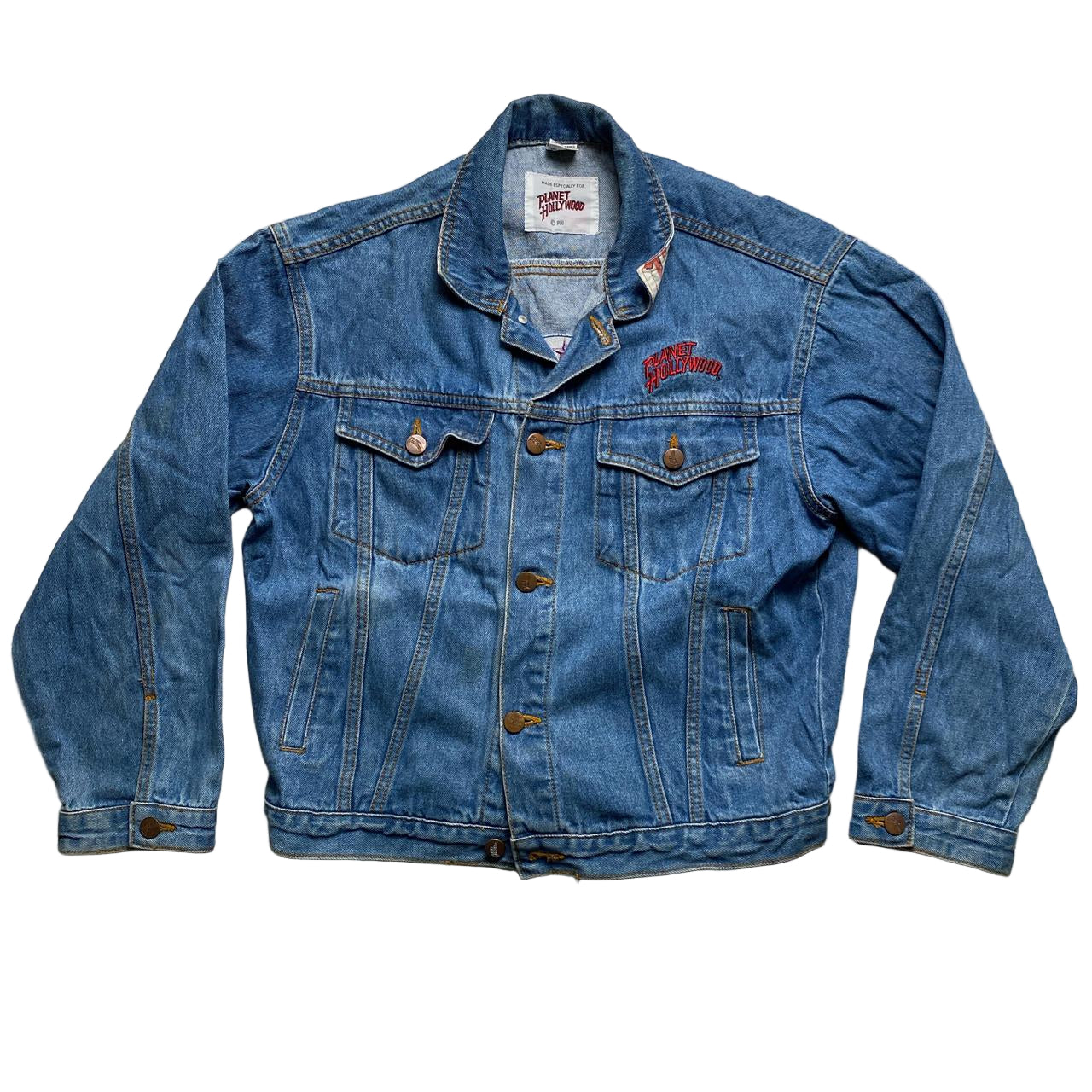 Planet Hollywood Chicago Vintage 90’s Denim Jacket (12)