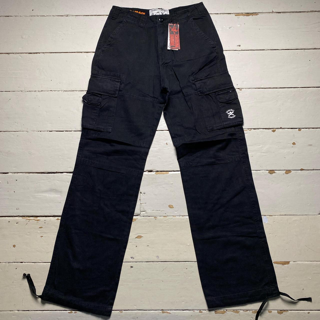 Criminal Damage Baggy Vintage y2k Cargo Combat Trousers