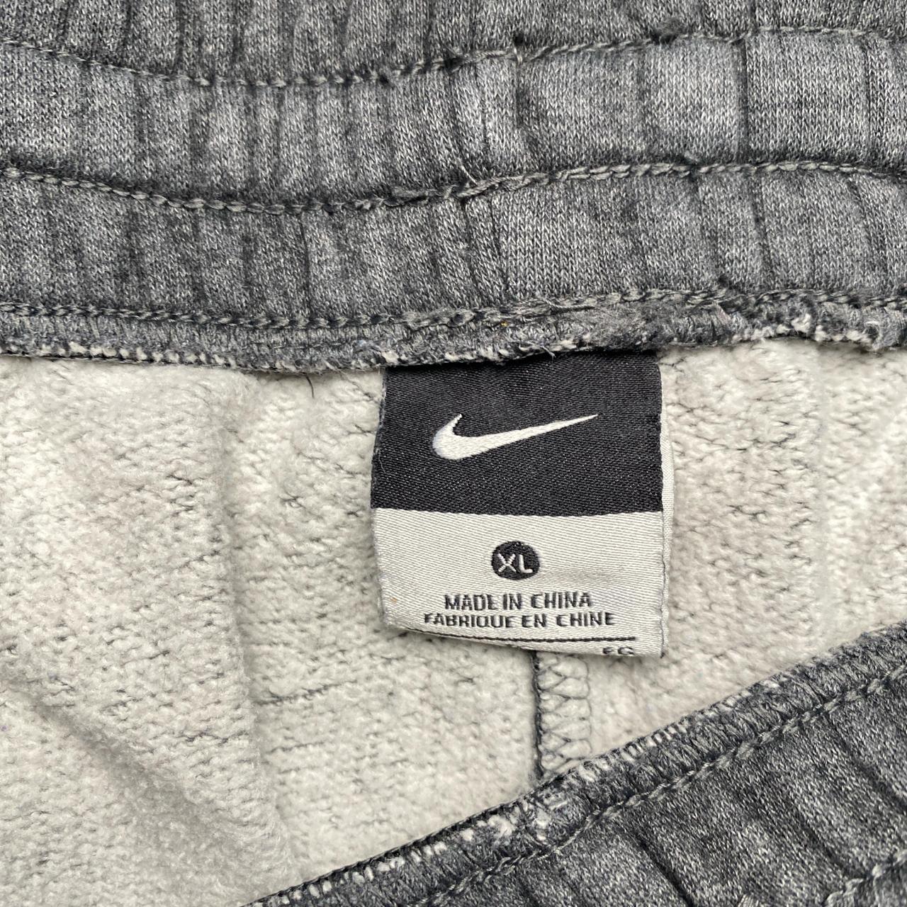 Nike Baggy Grey and White Swoosh Joggers (XL)