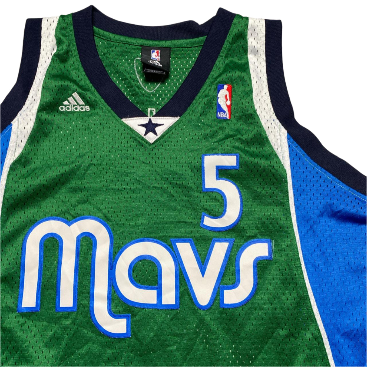Dallas Mavericks Adidas NBA Howard Basketball Vest Jersey (M)