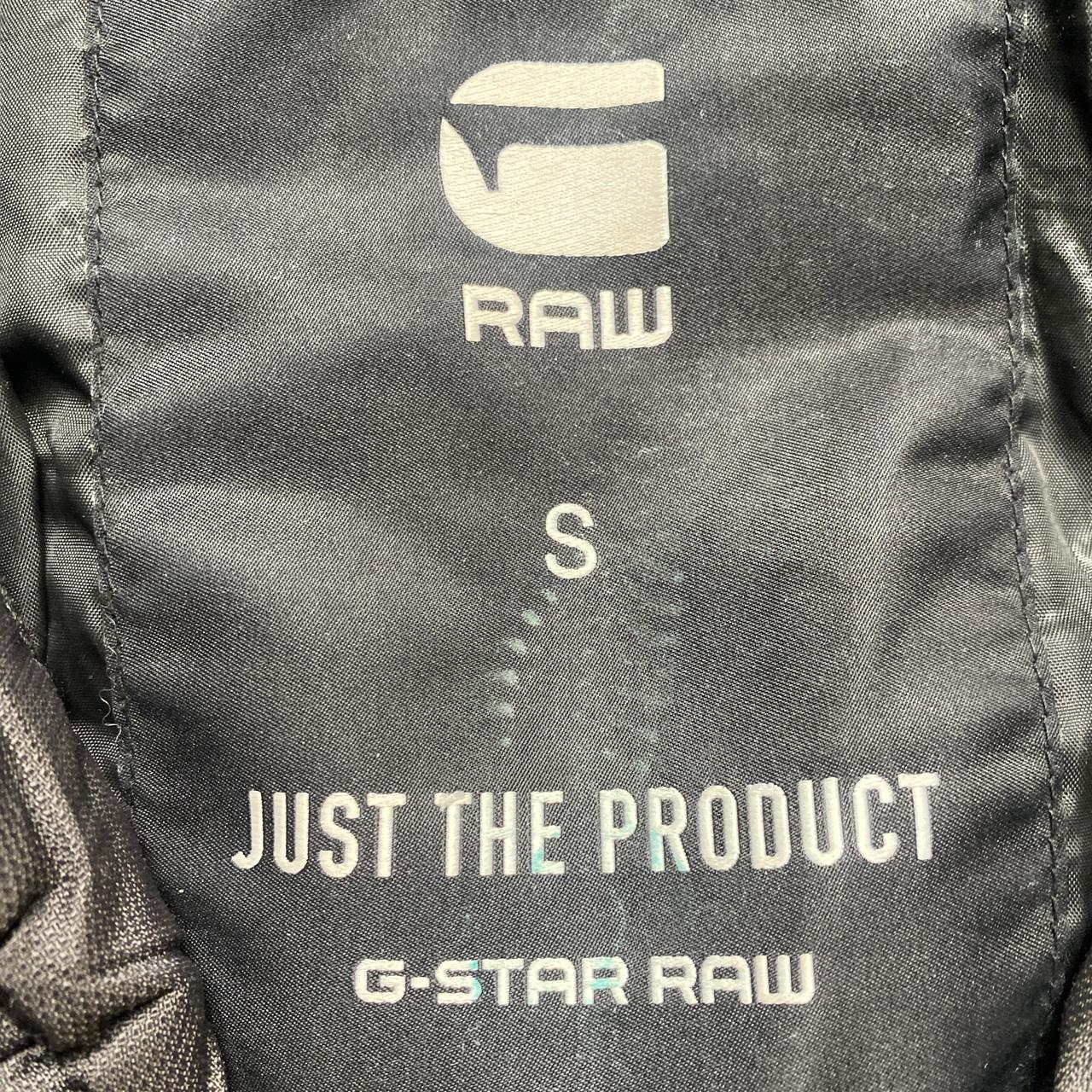 G Star Black Quilted Bomber Jacket