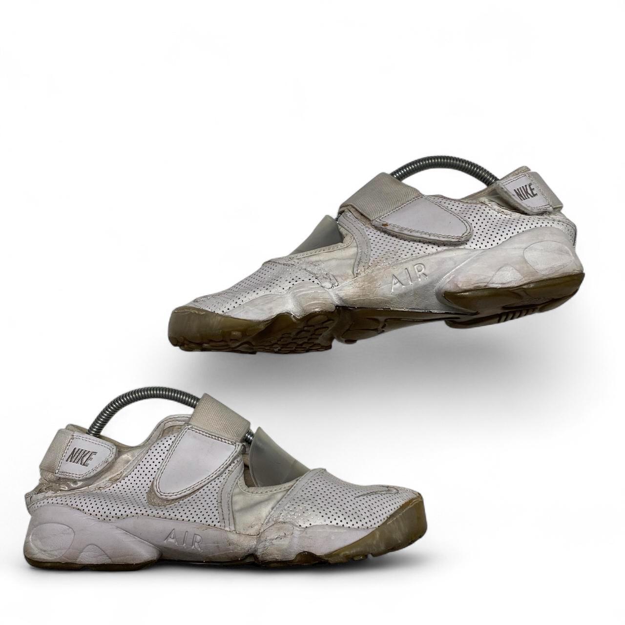 Nike Air Rift White Perforated Leather White Trainers (UK 8.5)