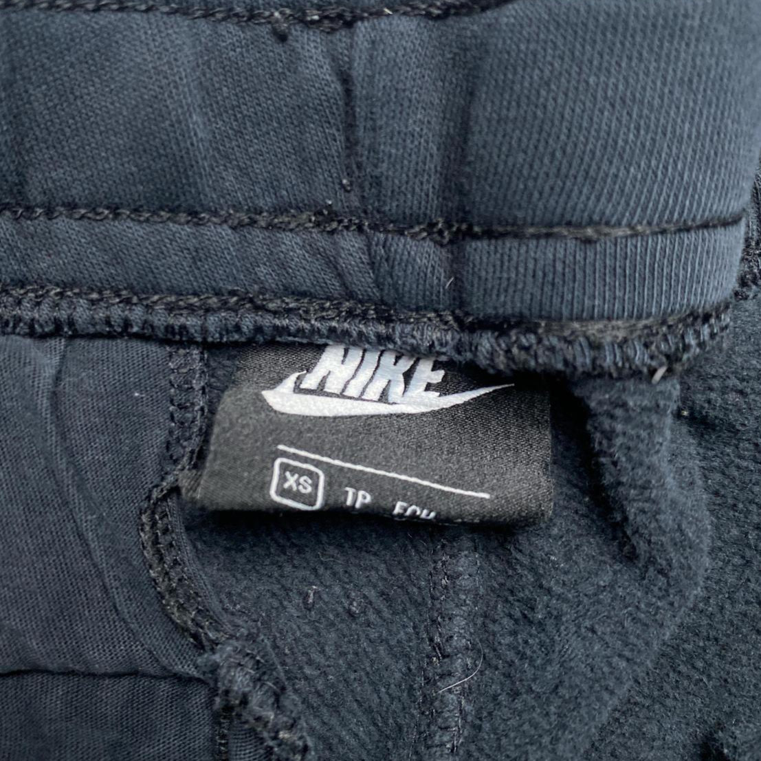 Nike Club Swoosh Black and White Joggers (XS)