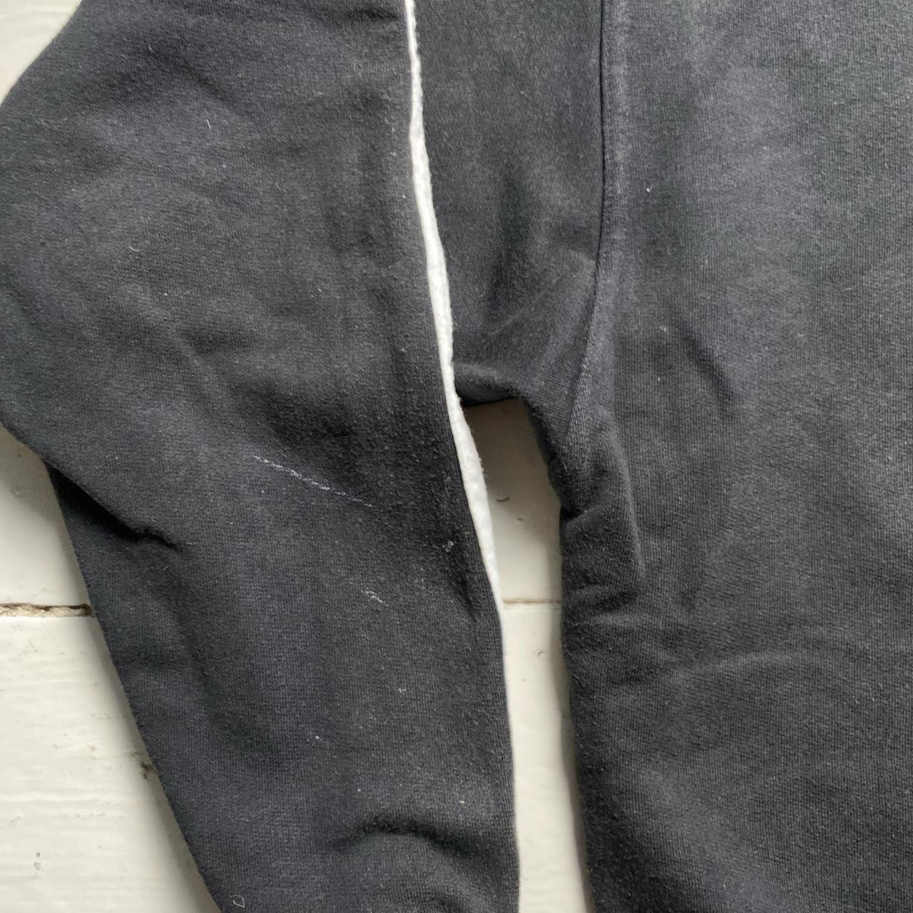 Adidas Black and White Vintage Jumper (L)