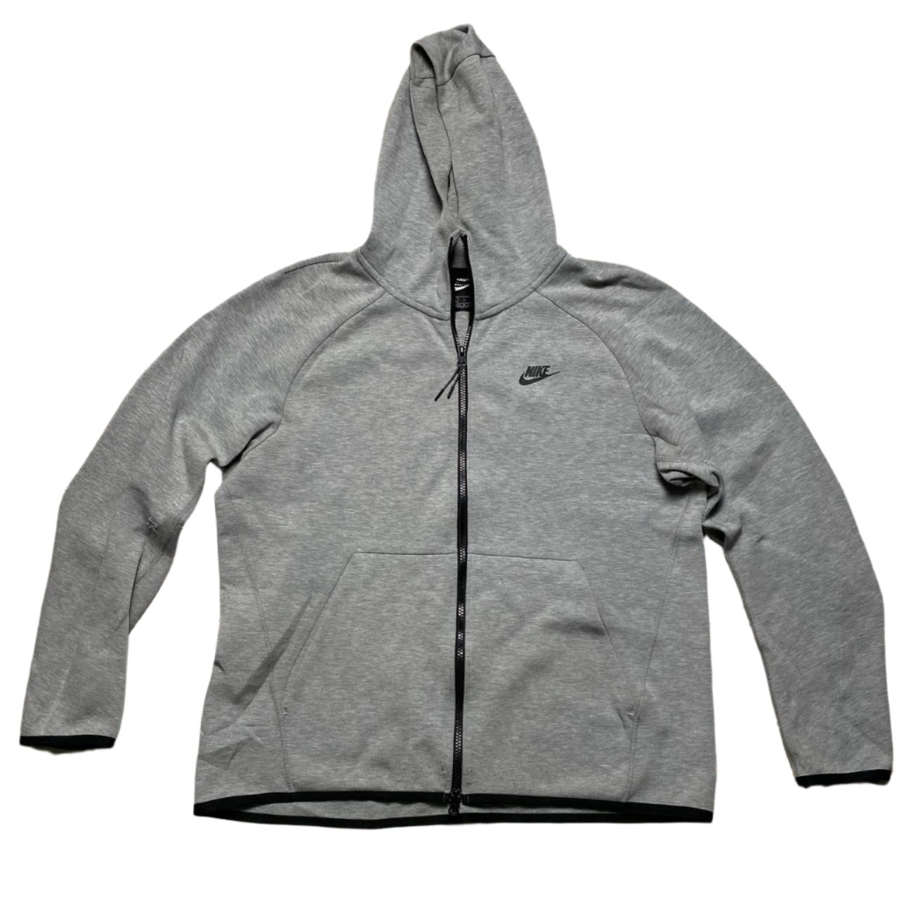 Nike Tech Fleece Hoodie Grey and Black (L)