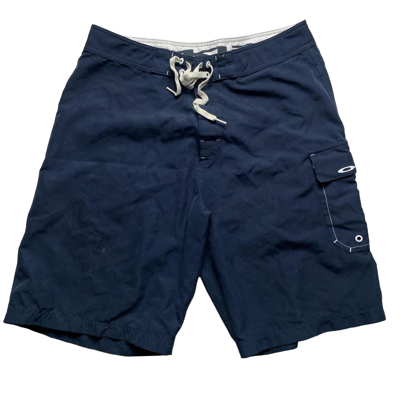 Oakley Navy and White Surf Shorts (34W)