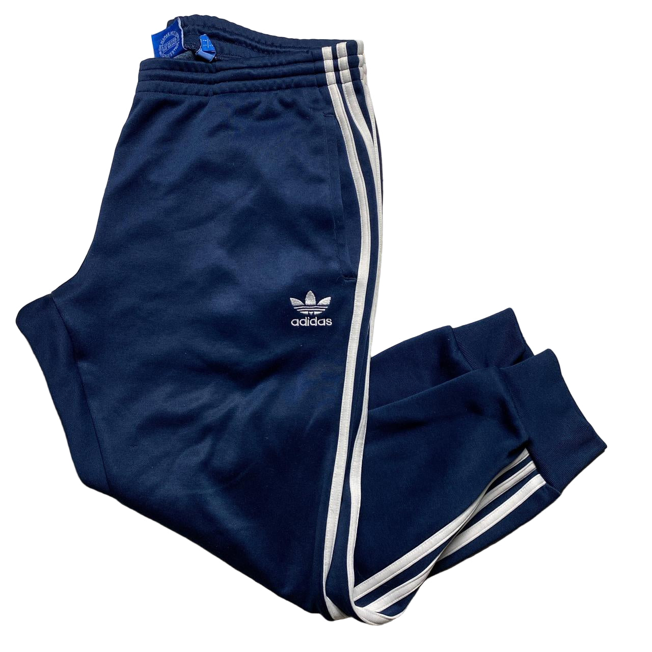 Adidas SST Navy and White Joggers (L)