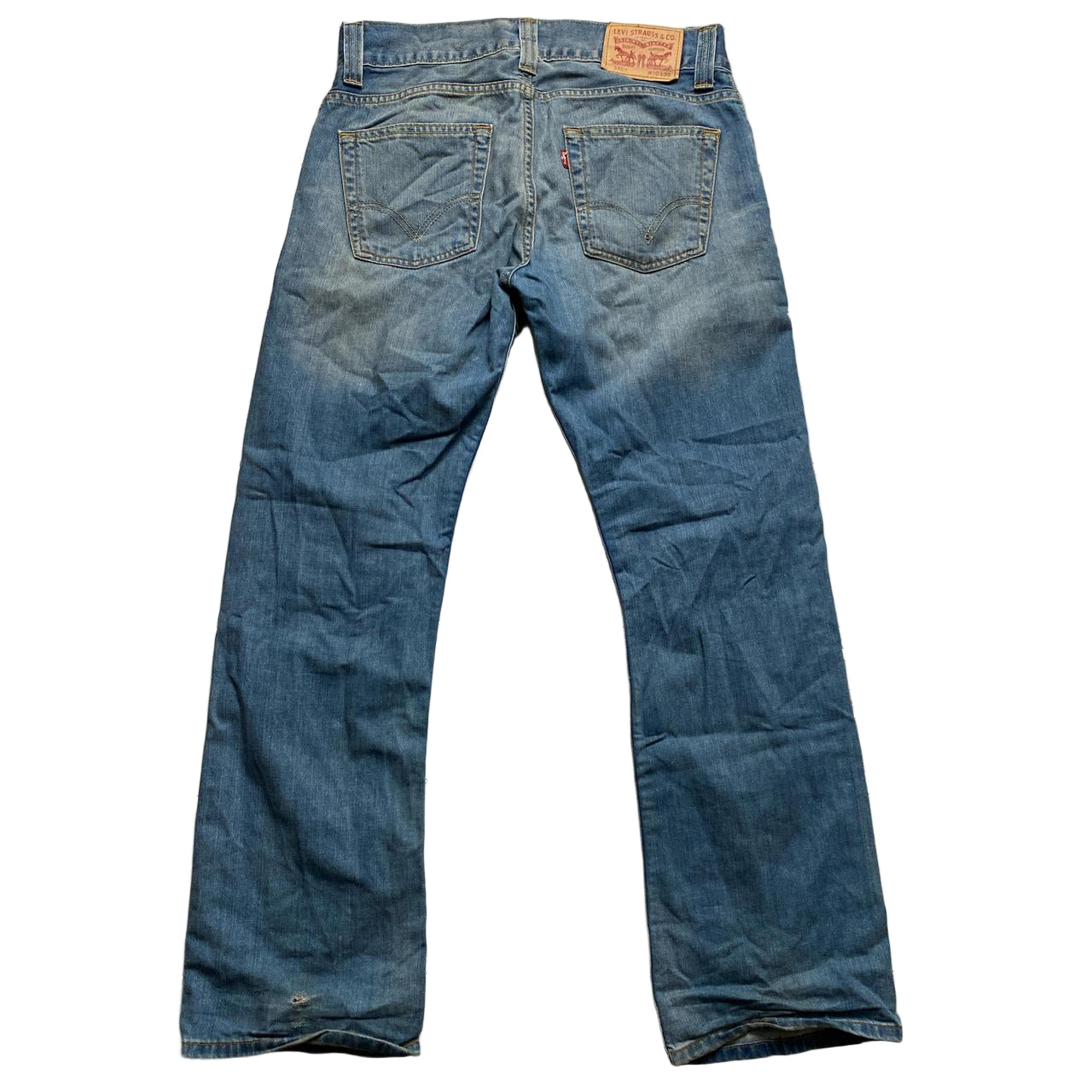 Levis 506 Baggy Light Blue Jeans (30W)