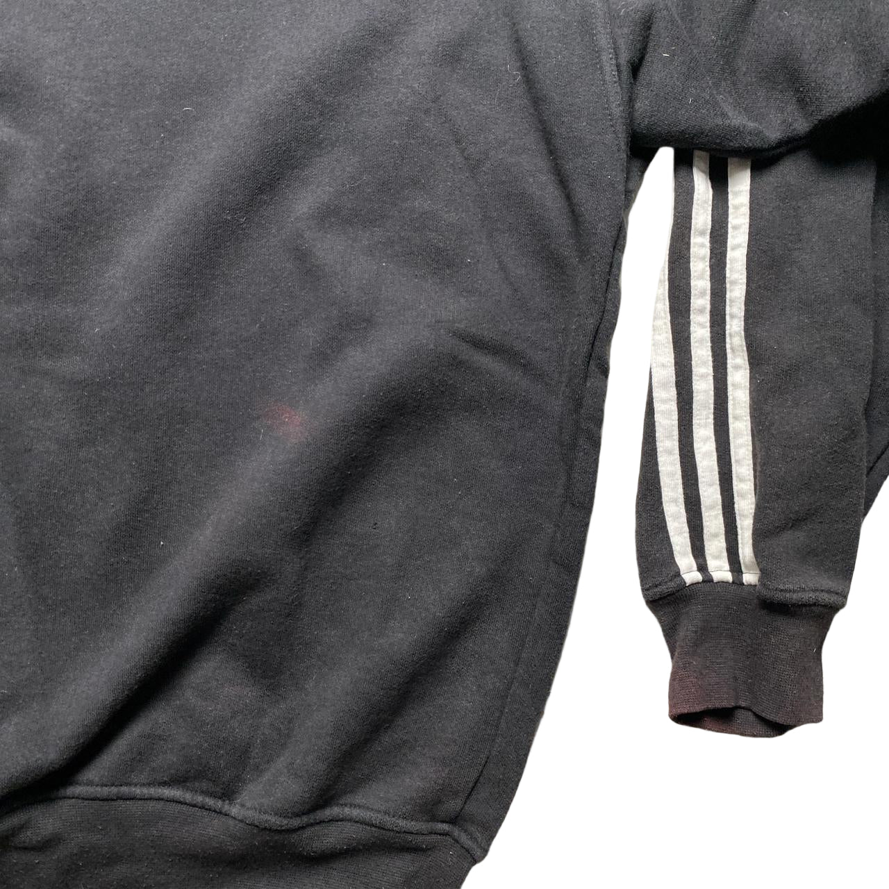 Adidas Black and White Vintage Jumper (L)