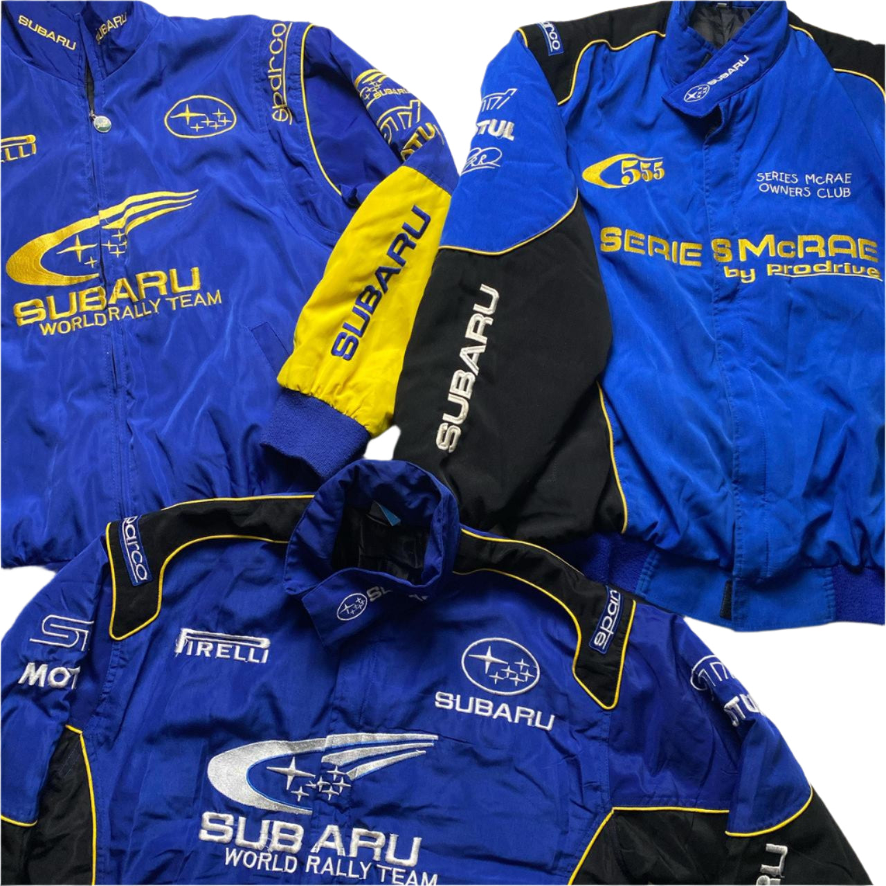 Subaru Vintage Embroidery Bomber Jackets (M)
