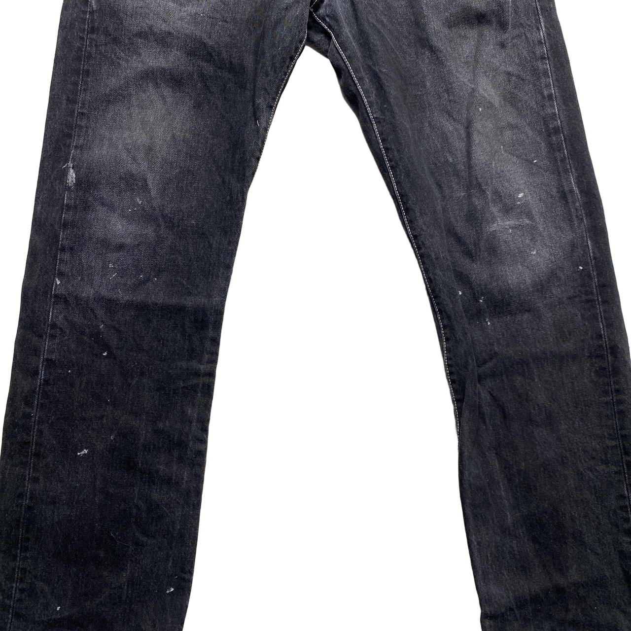 Levis 501 Baggy Contrast White Stitch Jeans (32W)