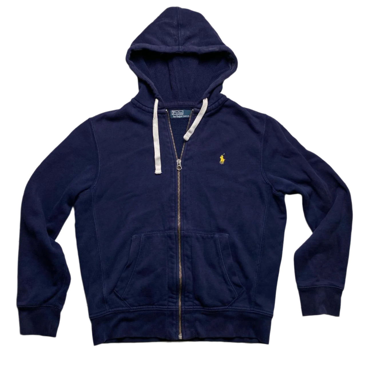 Ralph Lauren Polo Navvy and Yellow Pony Hoodie (M)