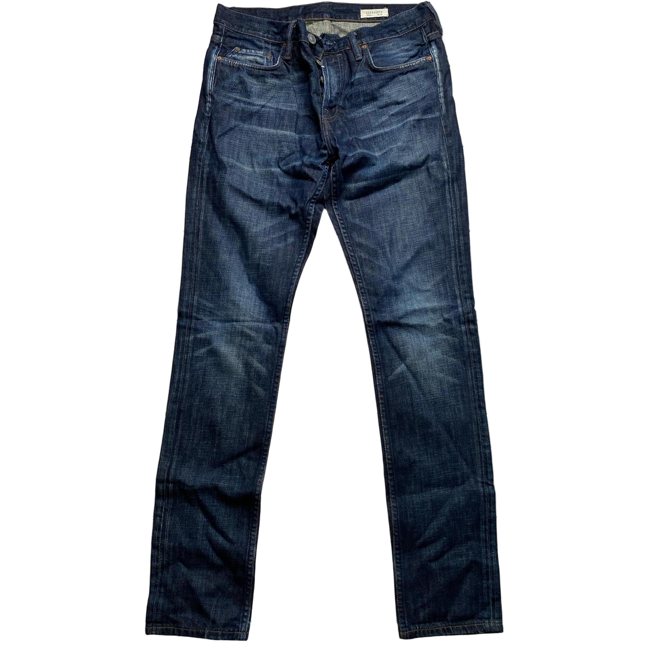 All Saints Pistol Navy Slim Jeans (30W)