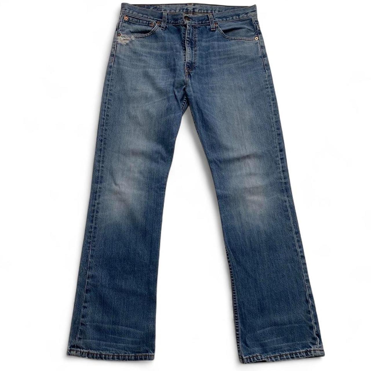 Levis 507 Vintage Baggy Light Blue Jeans (34W)