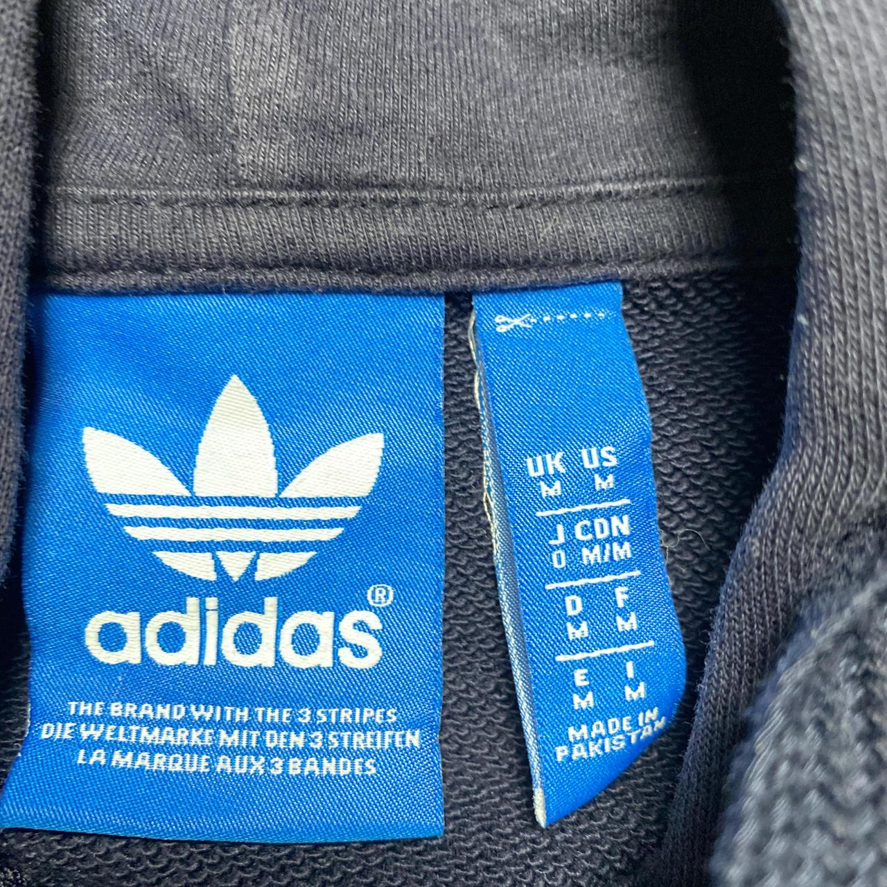 Adidas Originals Navy and White Hoodie (M)