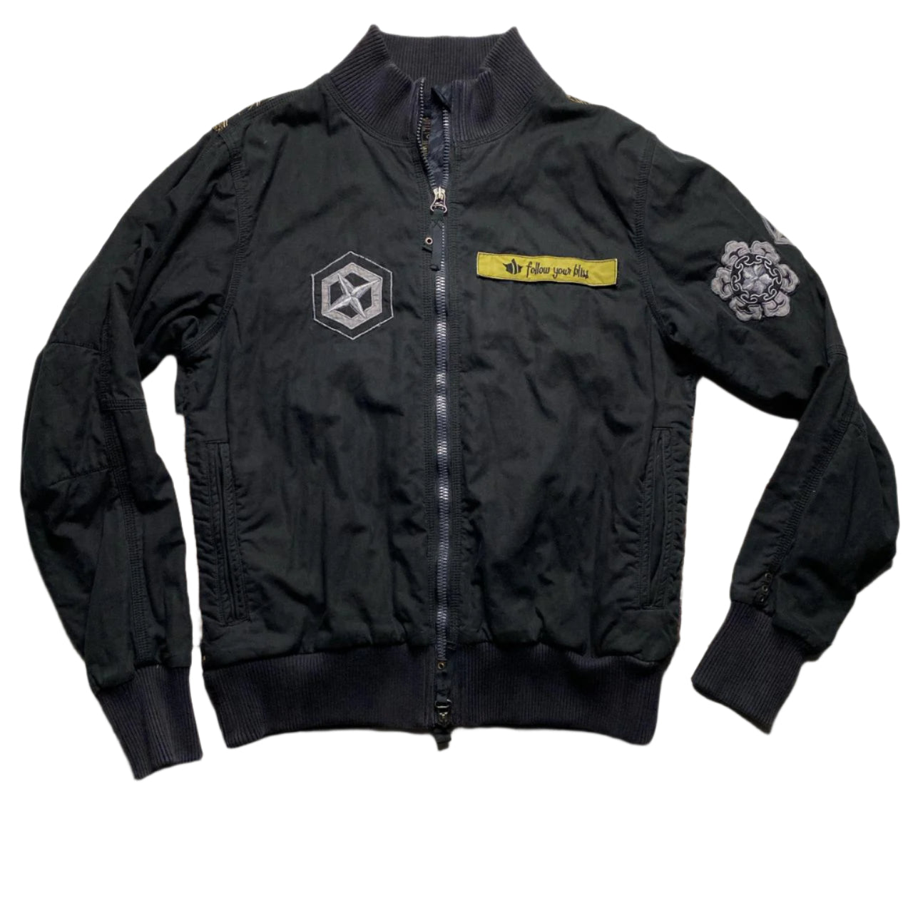 Maharishi Embroidery Waves and Hats Bomber Jacket (S)