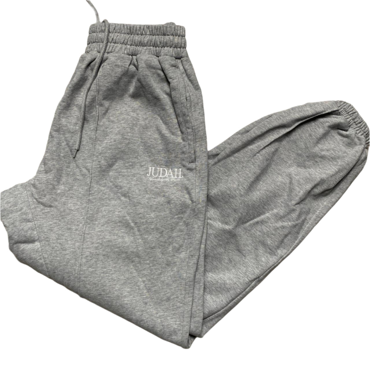 Judah Tribe Grey and White Baggy Joggers (L)