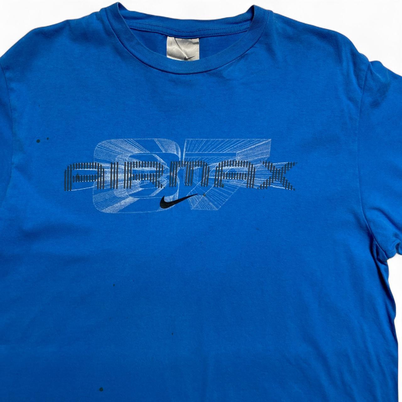 Nike Air Max 87 Vintage y2k Blue T Shirt (M)