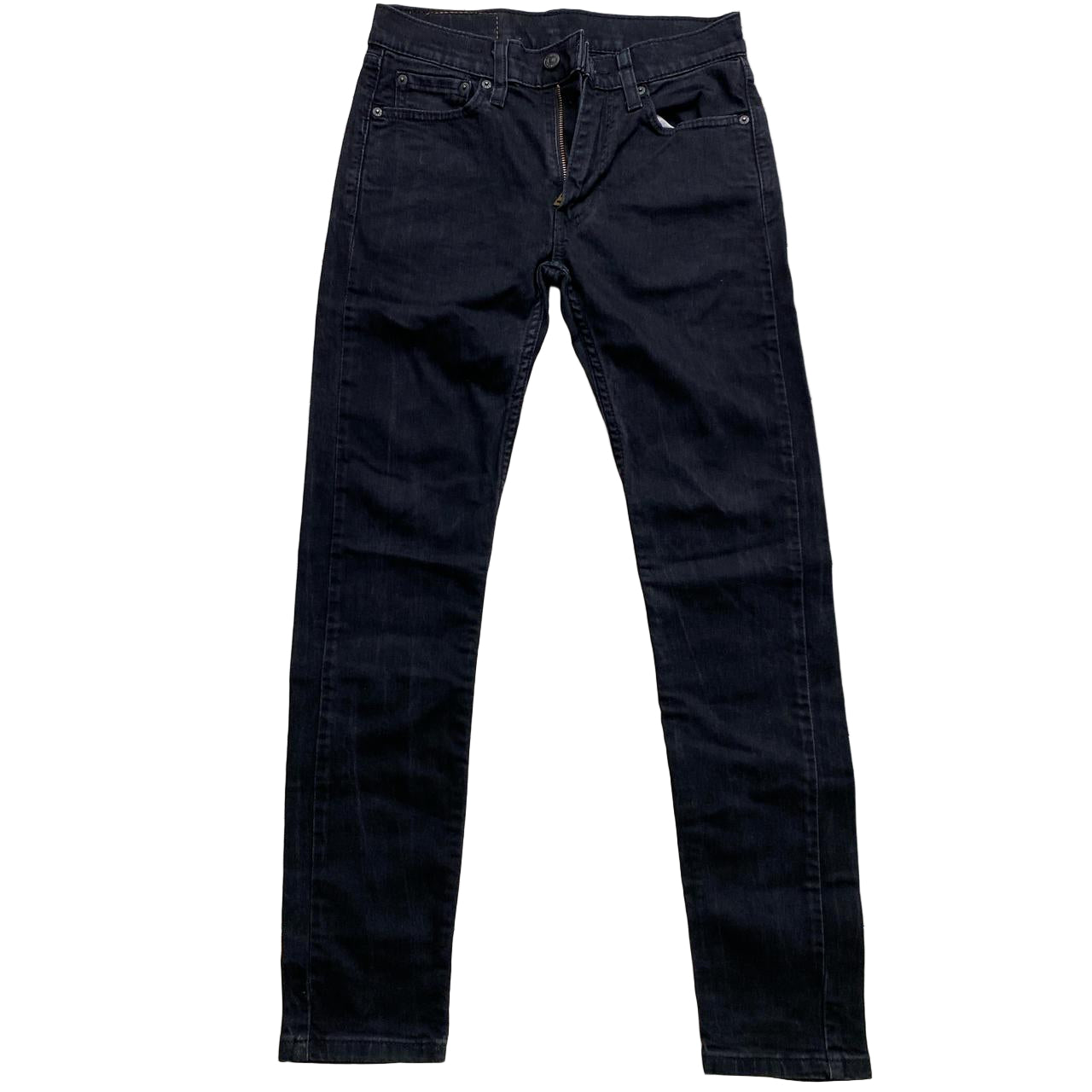 Levis 519 Hi Ball Black Slim Jeans (30W)