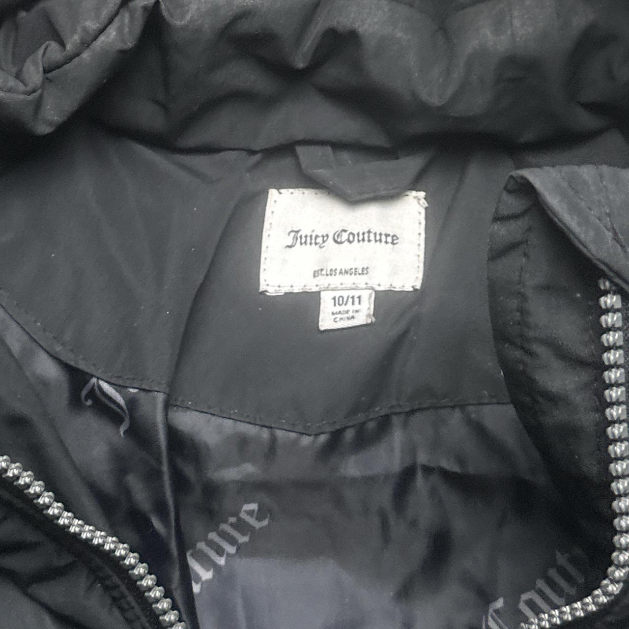 Juicy Couture Black Long Puffer Coat (S)
