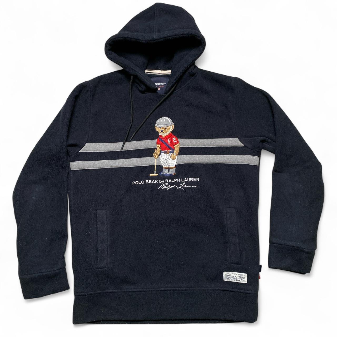Polo Ralph Lauren Polo Teddy Bear Fleece Navy Hoodie (XL)