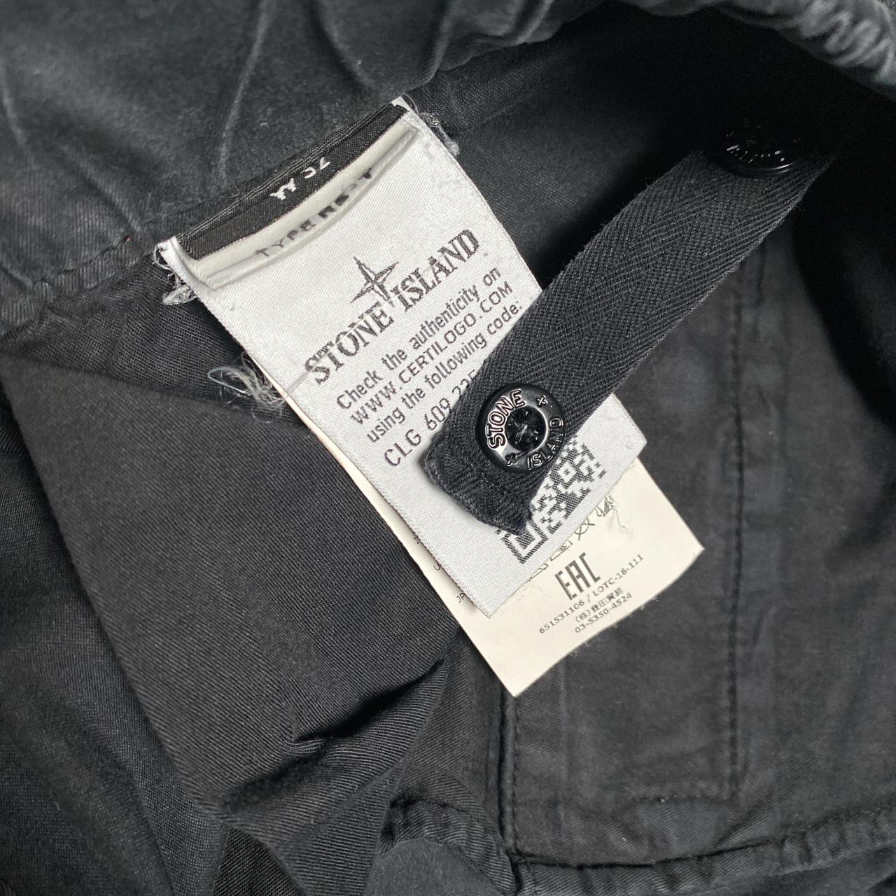 Stone Island Black Cargo Combat Trousers (W 32)