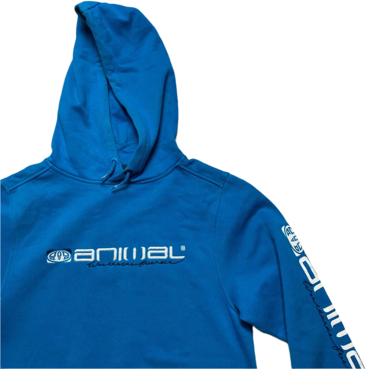 Animal Blue and White Hoodie (S)