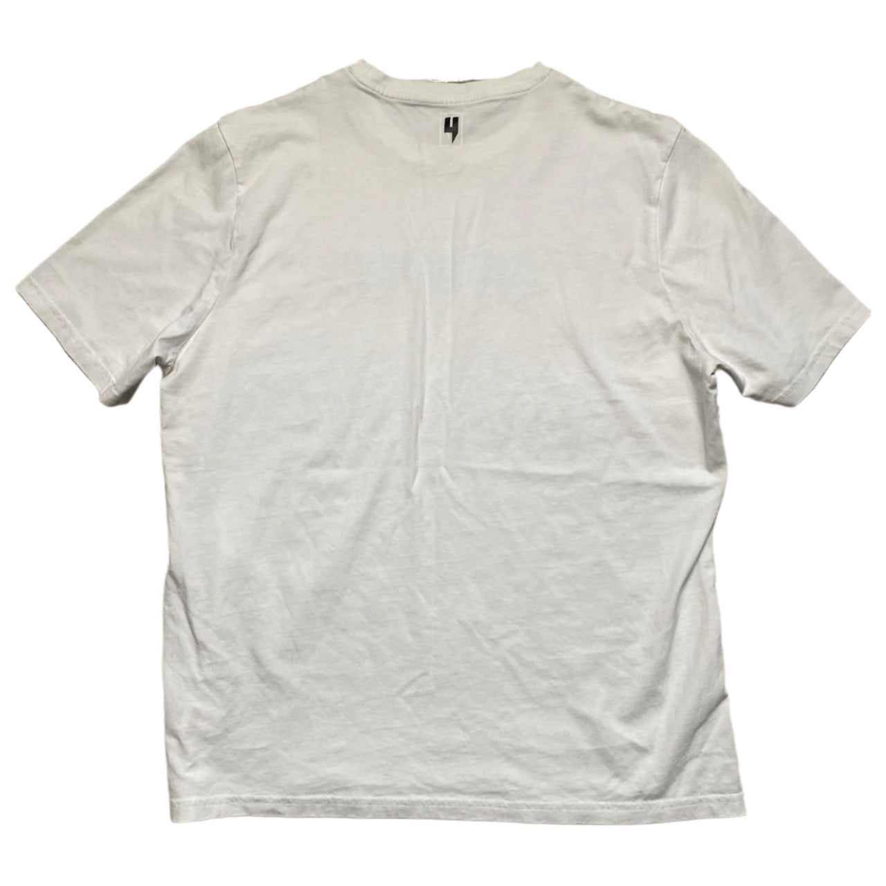 Yelir Yelirworld Multi Logo White and Blue T Shirt (2XL)