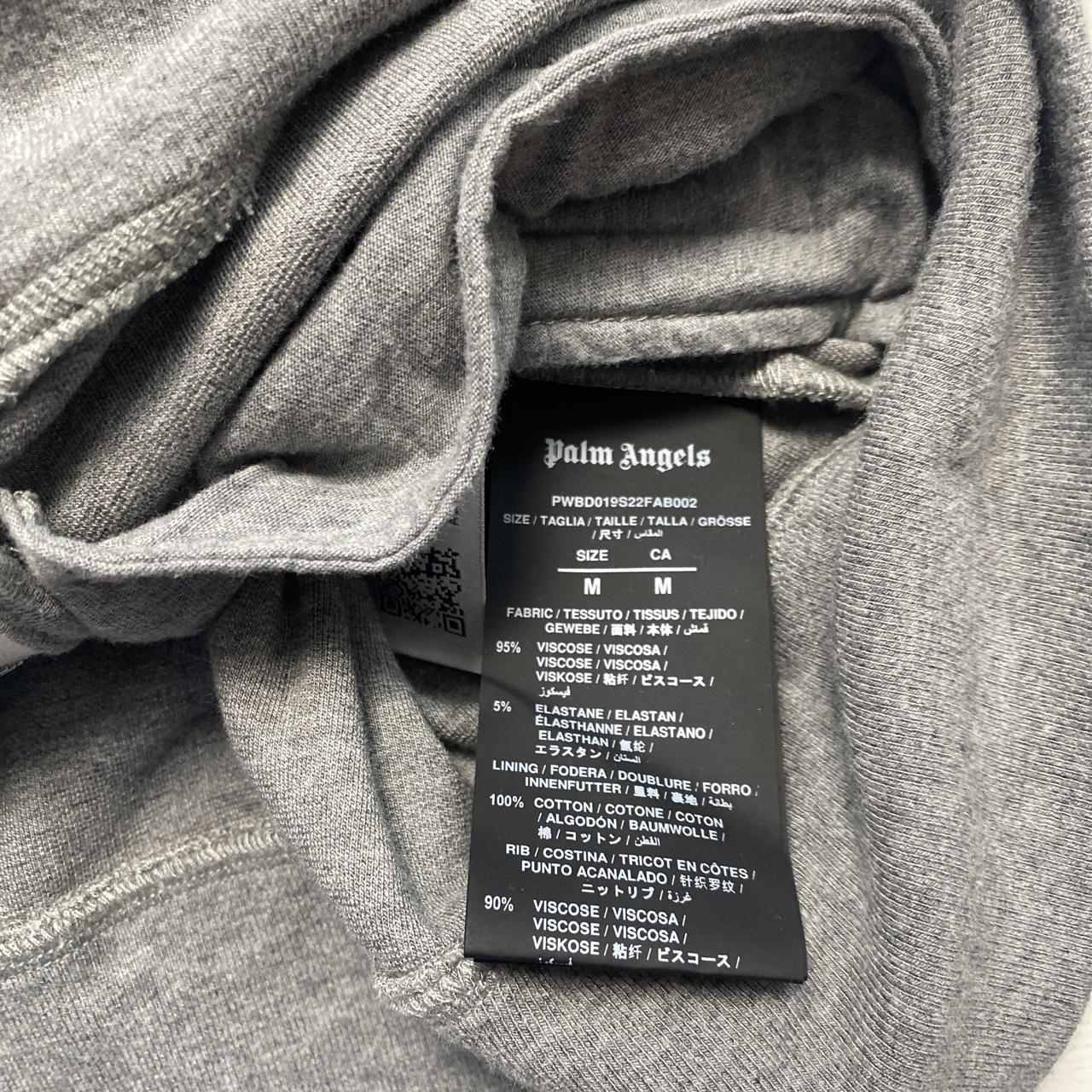Palm Angels Grey and White Tracksuit Jacket (M)