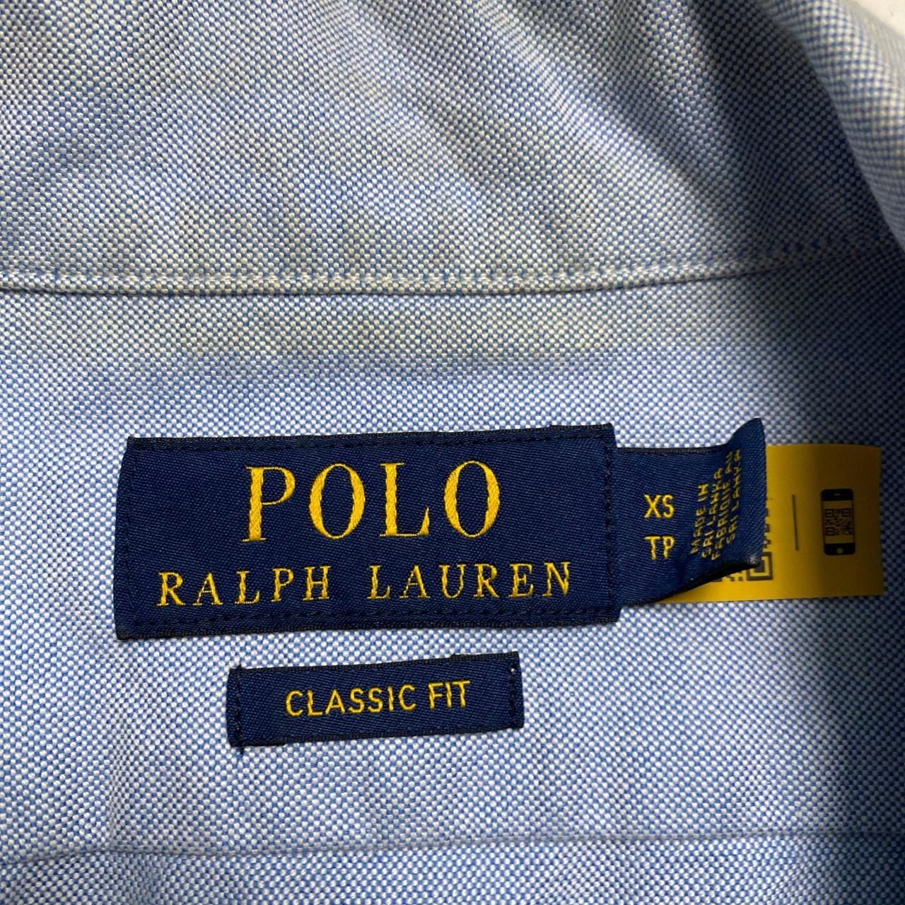 Polo Ralph Lauren USA Light Blue Short Sleeve Shirt (XS)
