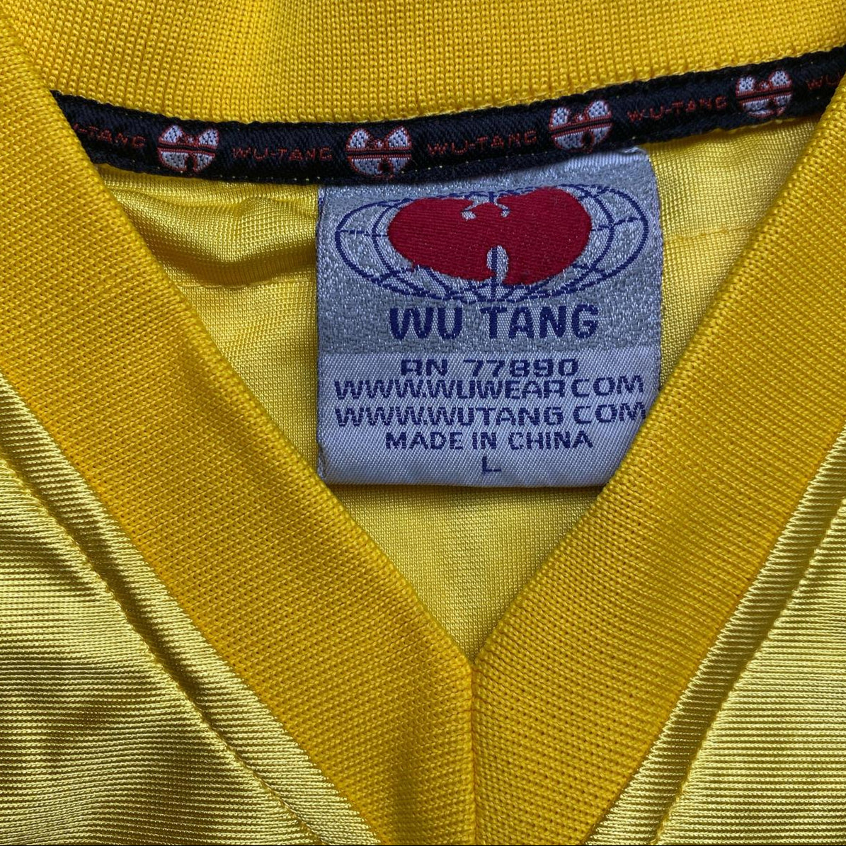 Wu Tang Vintage 90’s Yellow and Black Jersey (L)