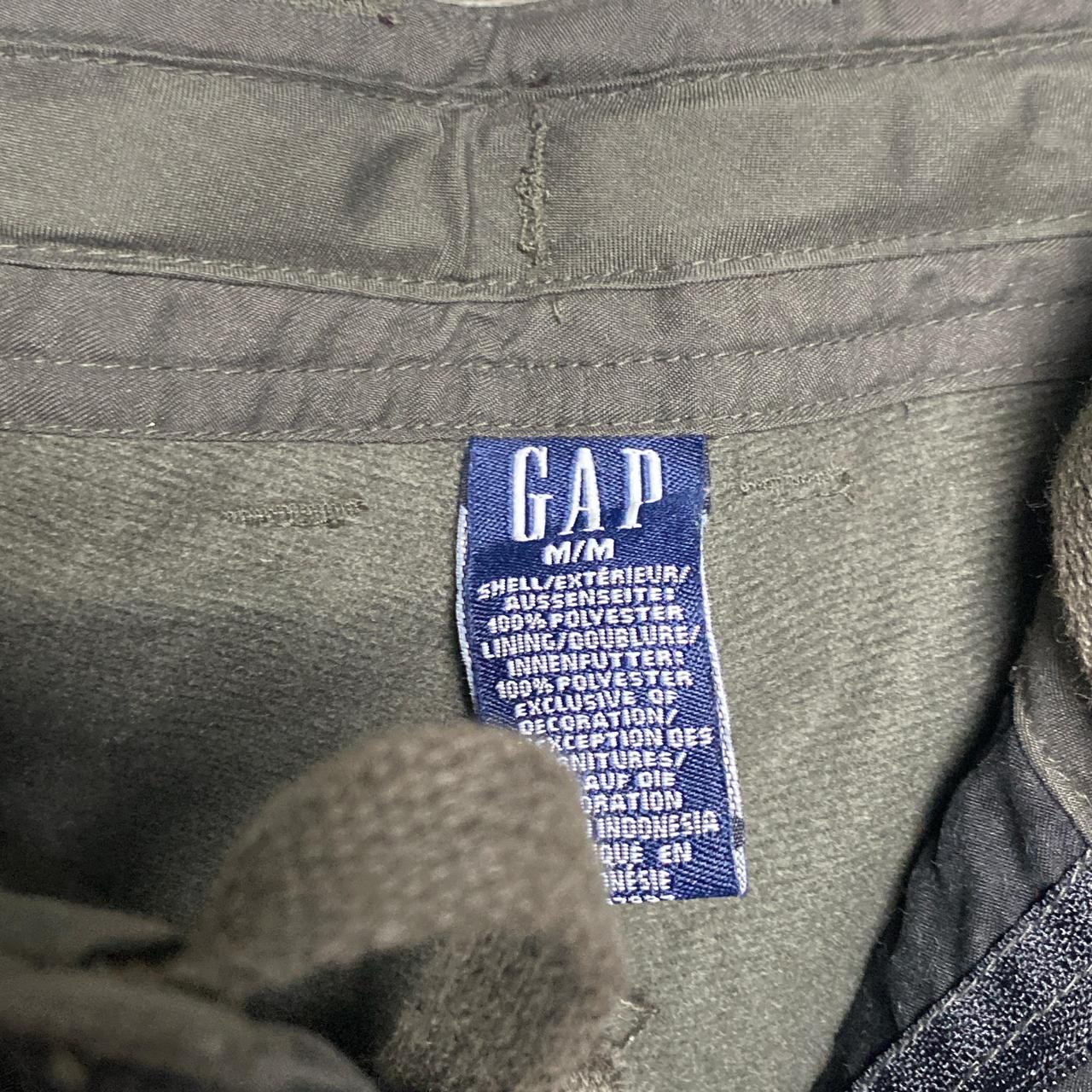 GAP Vintage Reflective Utility Black Cargo Trousers (M)