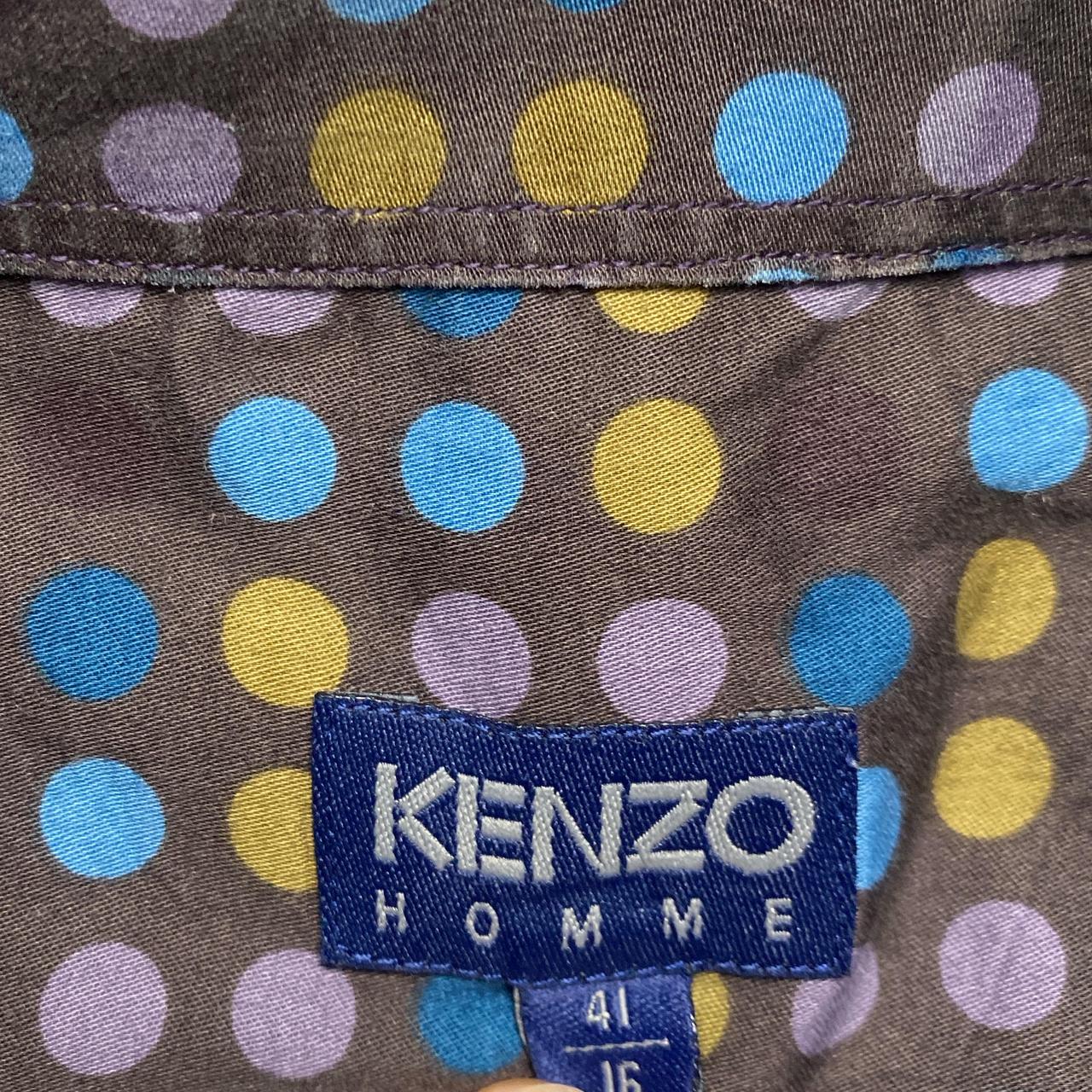 Kenzo Homme Purple Long Sleeve Shirt (XL)