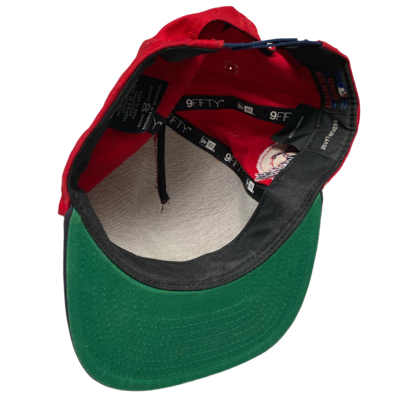 Atlanta Braves New Era Black and Red Snapback Cap