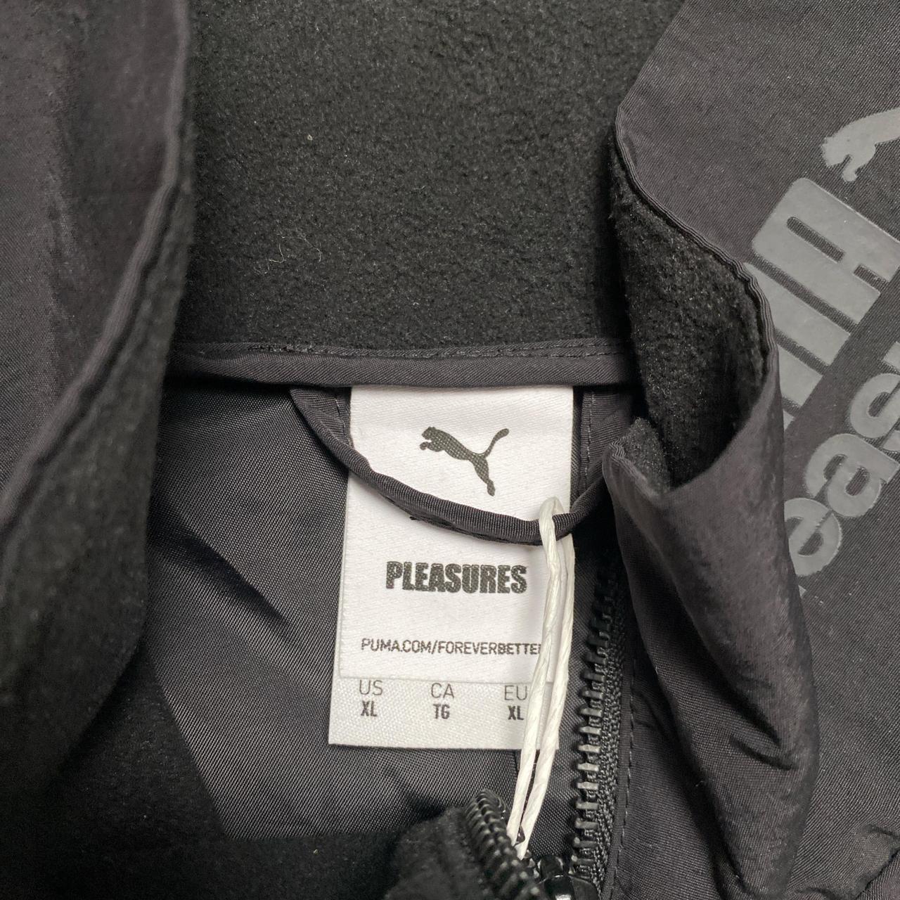 Puma Pleasures Black Windbreaker Tracksuit Jacket (XL)