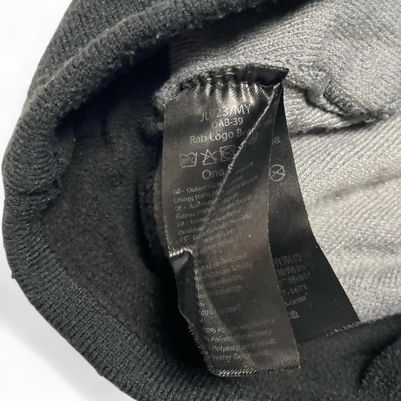 Rab Black and Grey Beanie Hat