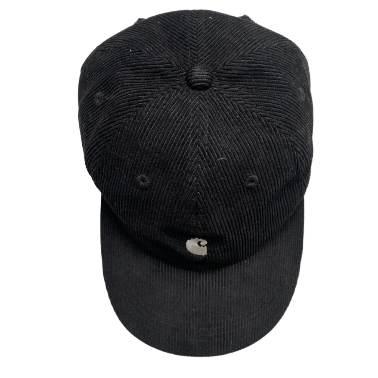 Carhartt WIP Black and White Corduroy Cap
