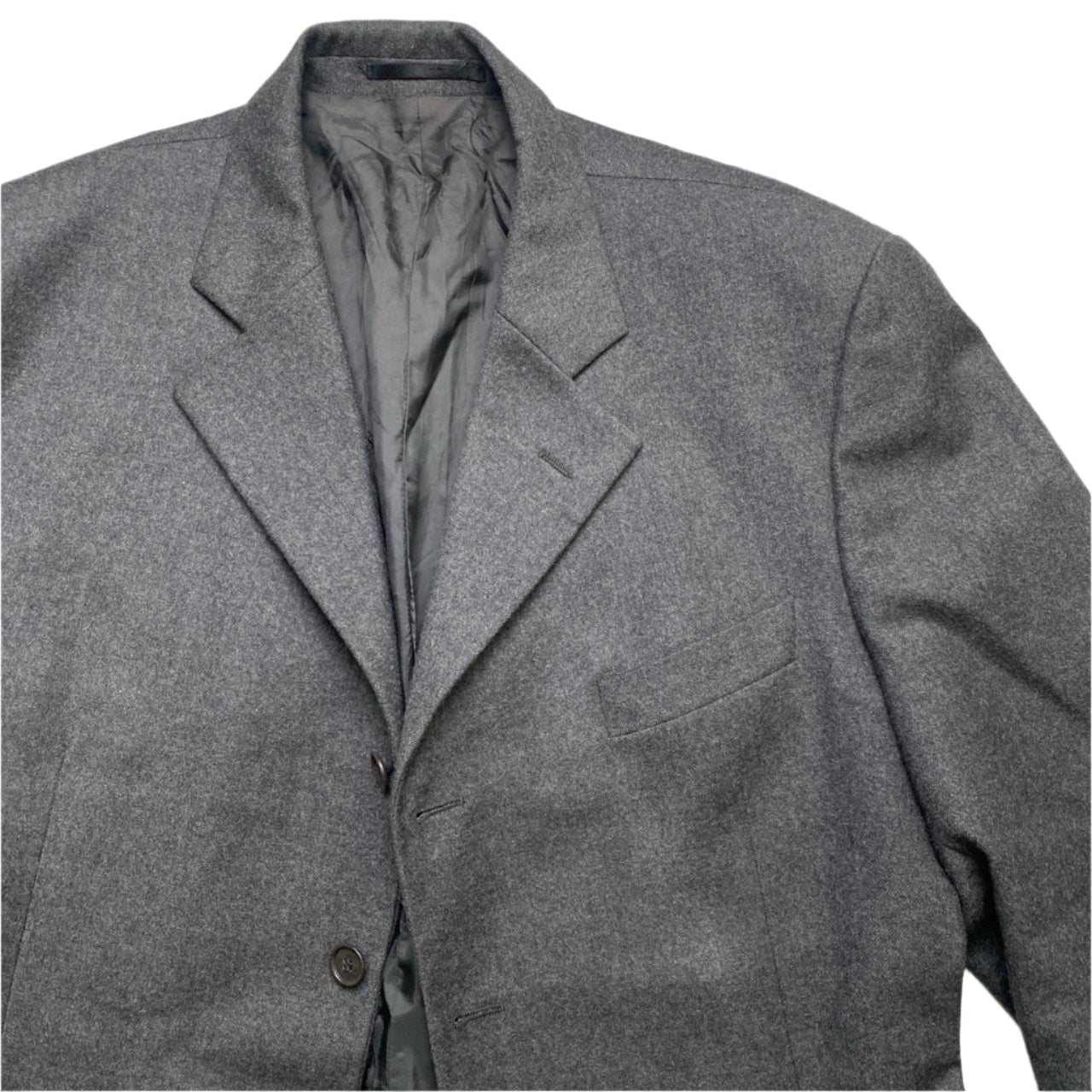 YSL Yves Saint Laurent Vintage Grey Wool Jacket (L)
