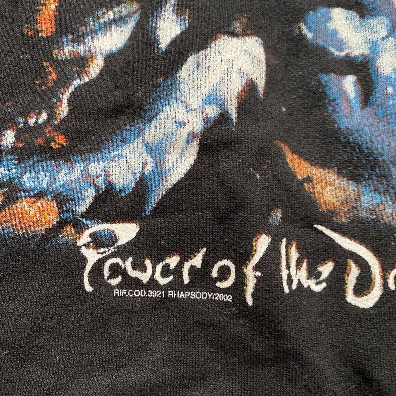 Raphsody Vintage 2002 Peace of the Dragon Flame Hoodie (XL)