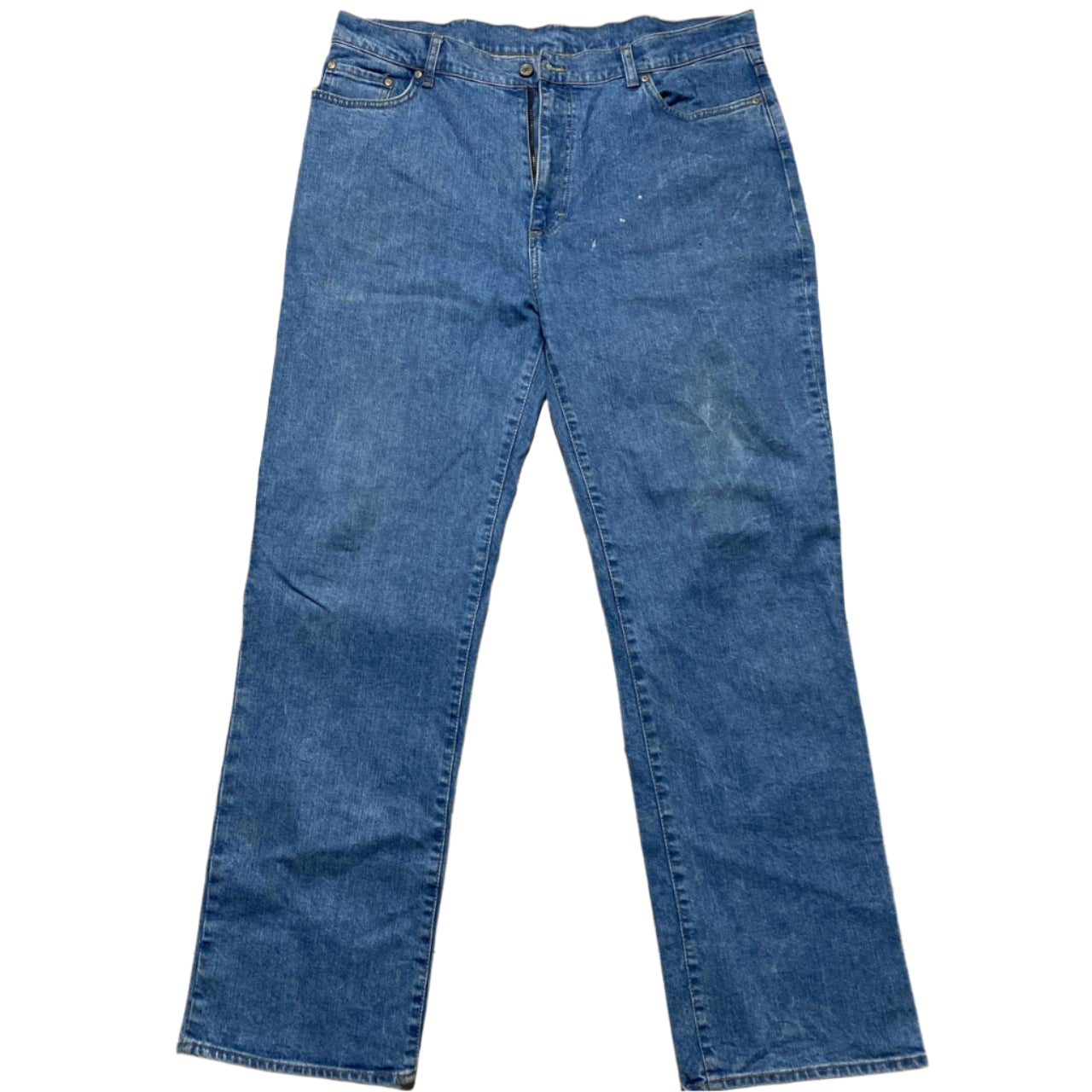 Easy Baggy Denim Blue Jeans (W 36)