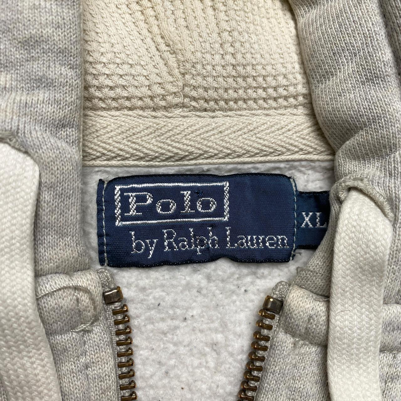 Polo Ralph Lauren Grey and Navy Hoodie (XL)