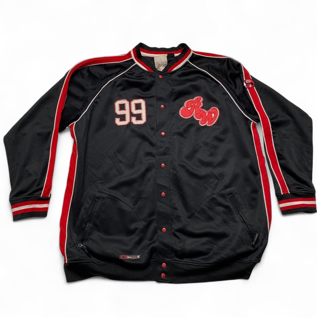 Rocawear Button Up Bomber Lightweight Track Jacket (2XL)