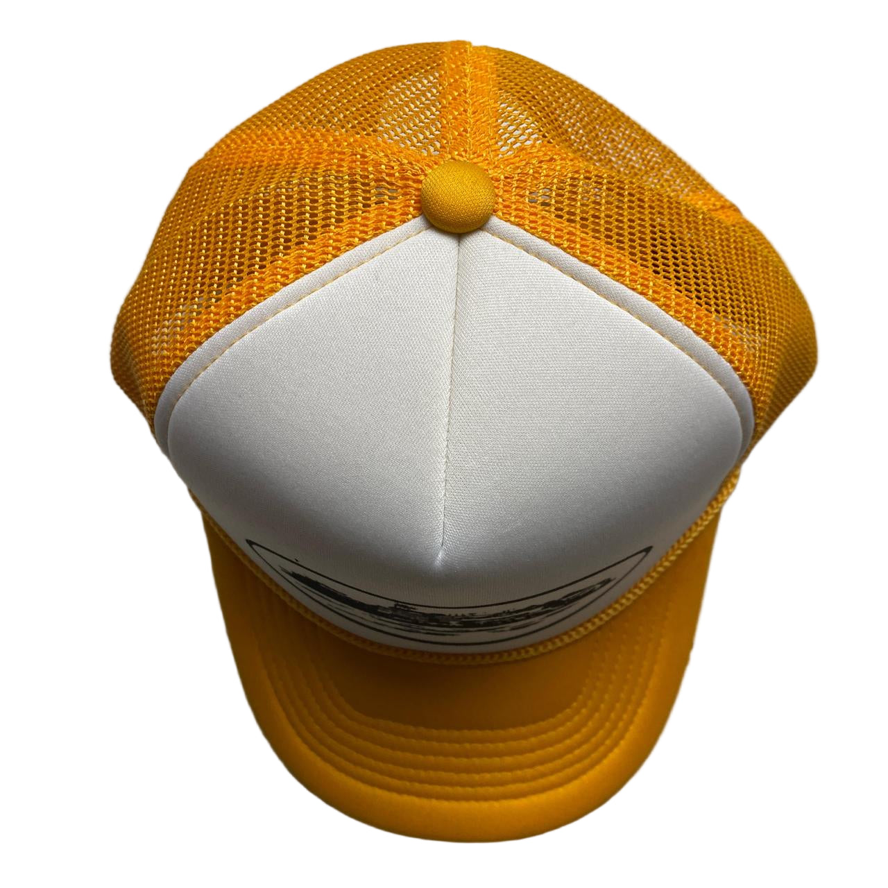 Corteiz Yellow Black and White Cap